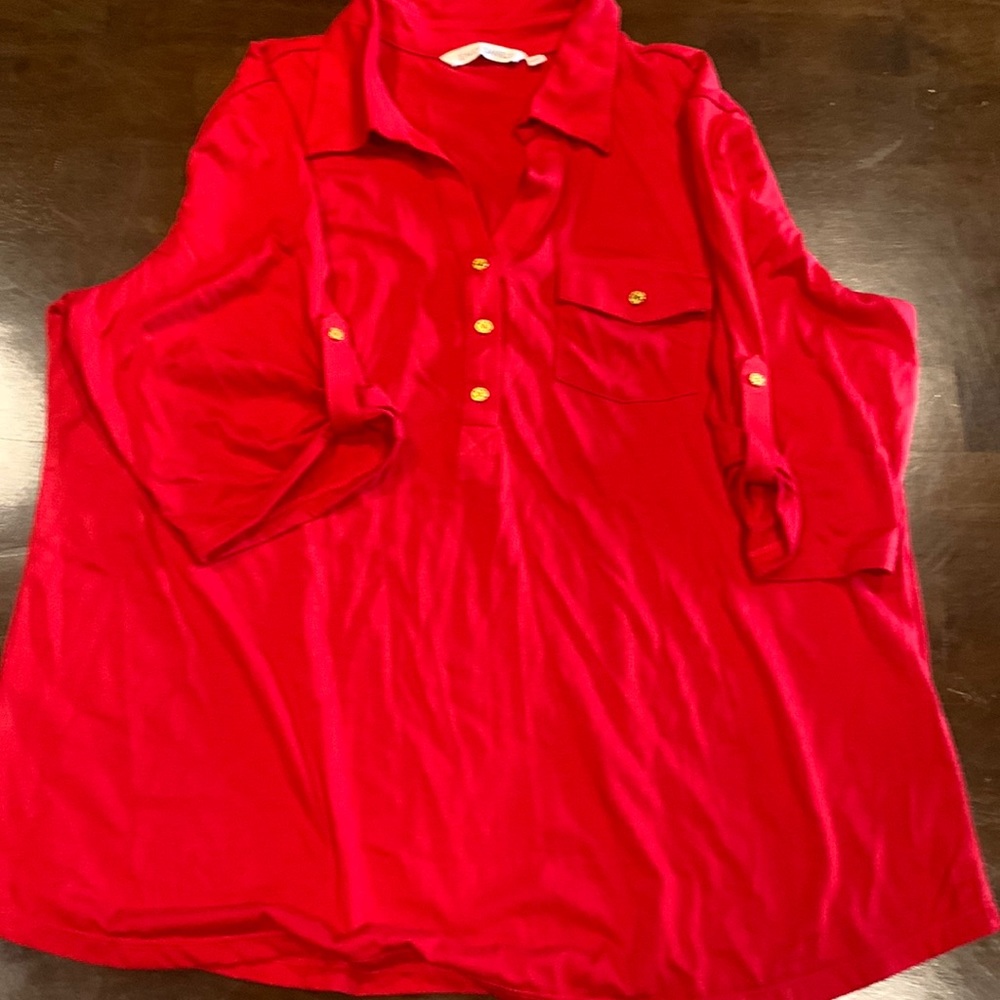 Emily Daniels size xL red top